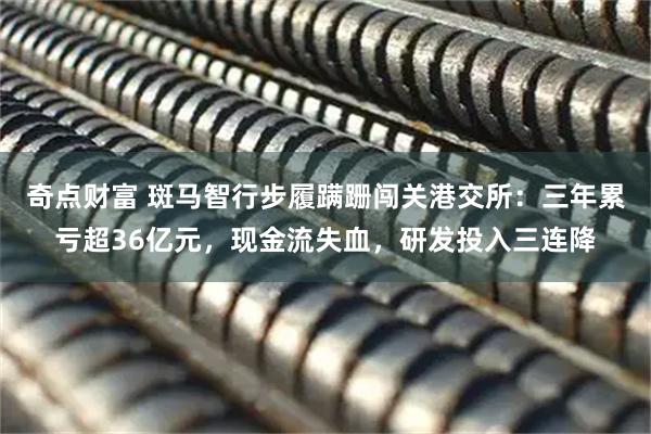 奇点财富 斑马智行步履蹒跚闯关港交所：三年累亏超36亿元，现金流失血，研发投入三连降