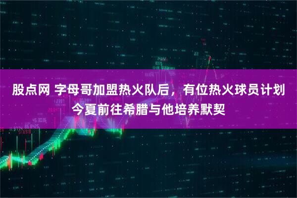 股点网 字母哥加盟热火队后,有位热火球员计划今夏前往希腊与他培养默契