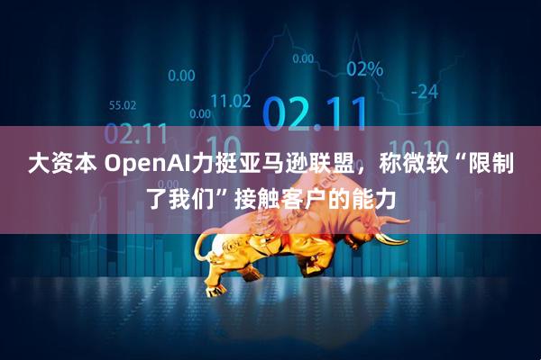 大资本 OpenAI力挺亚马逊联盟，称微软“限制了我们”接触客户的能力